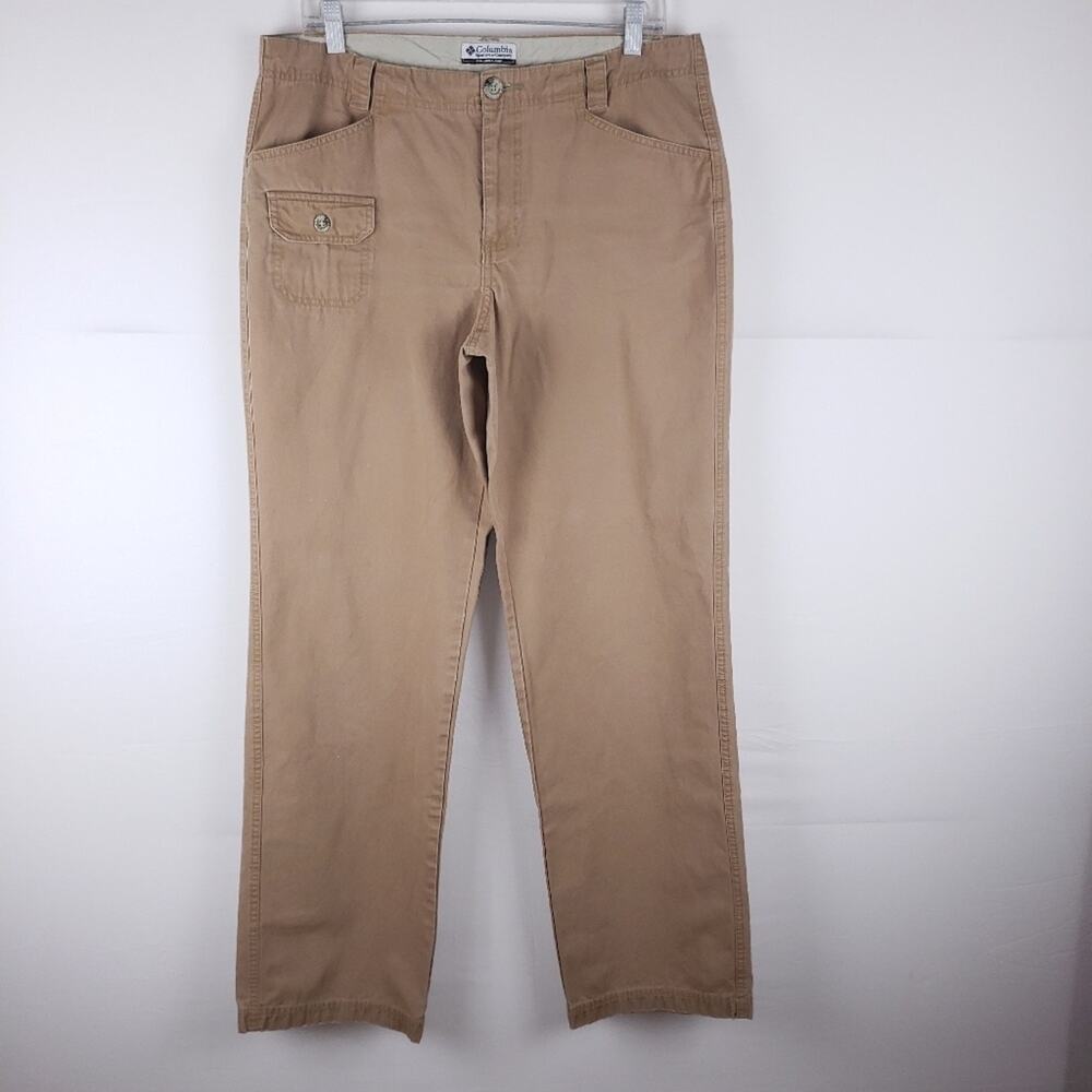 Columbia Khaki Pocket Hiking Pants Size 10